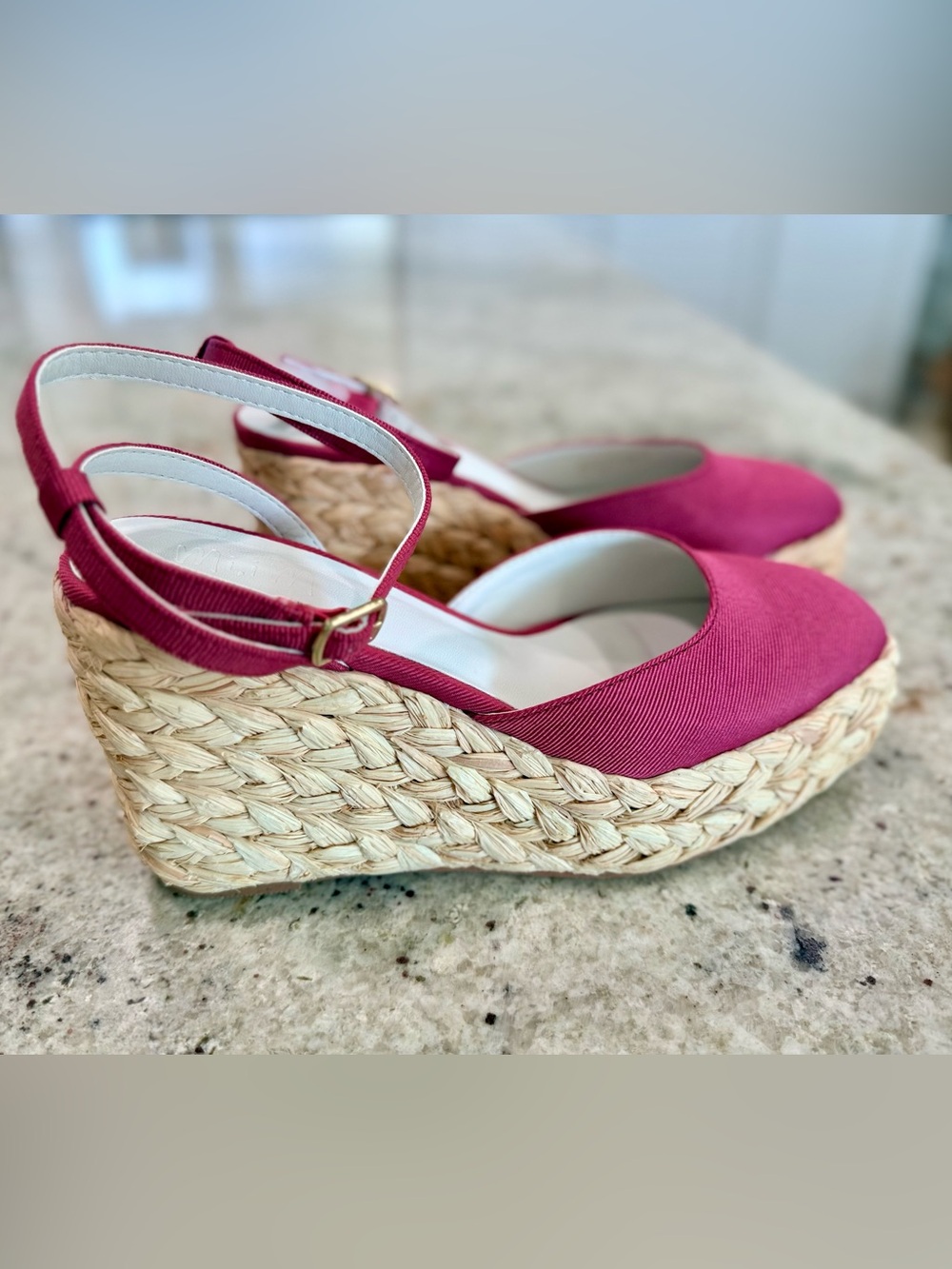 Mi.iM by Miracle Miles “Azura” Woven Wedge Sandal (NIB)